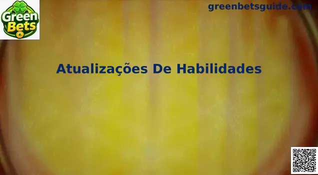 Painel ilustrativo de Atualizações De Habilidades em Green Bets