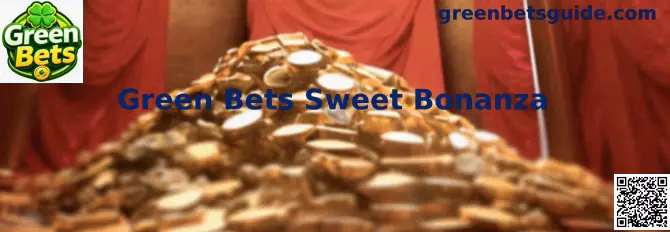 Interface e símbolos do jogo Green Bets Sweet Bonanza