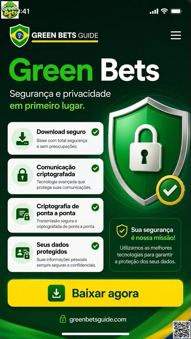 Interface gráfica do aplicativo móvel Green Bets