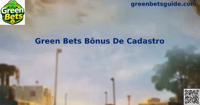 Interface Promocional do Green Bets Bônus De Cadastro