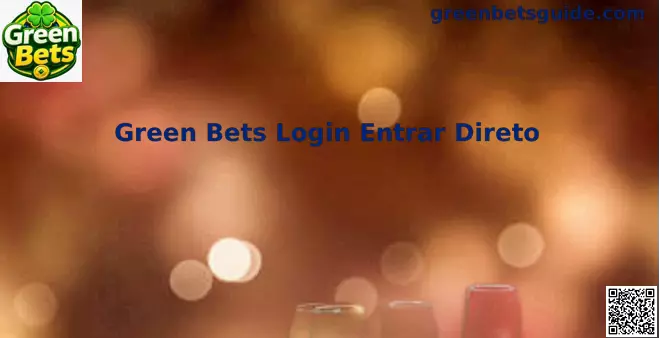 Interface de login direto na plataforma Green Bets Brasil