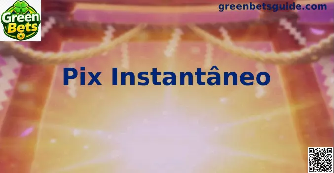 Interface Ilustrativa do Pix Instantâneo no Green Bets
